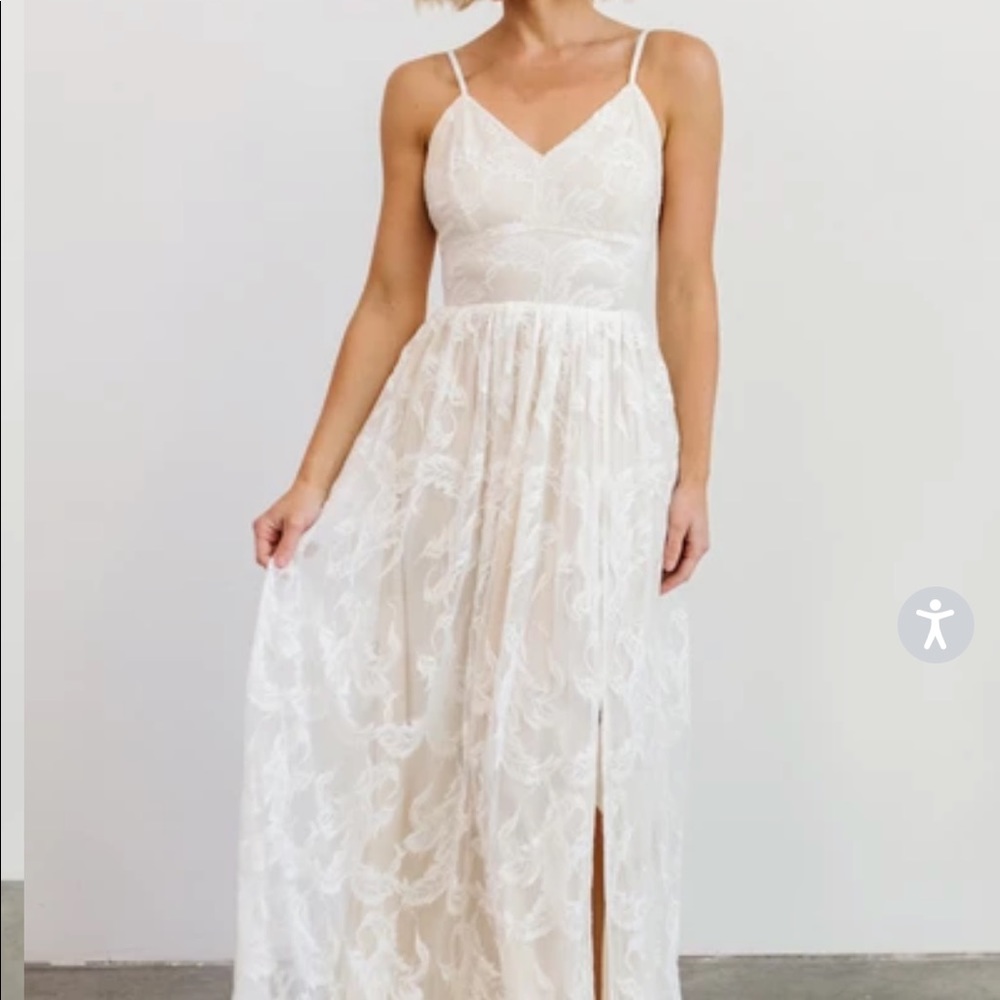 NWT Baltic Born COZETTE LACE GOWN | WHITE